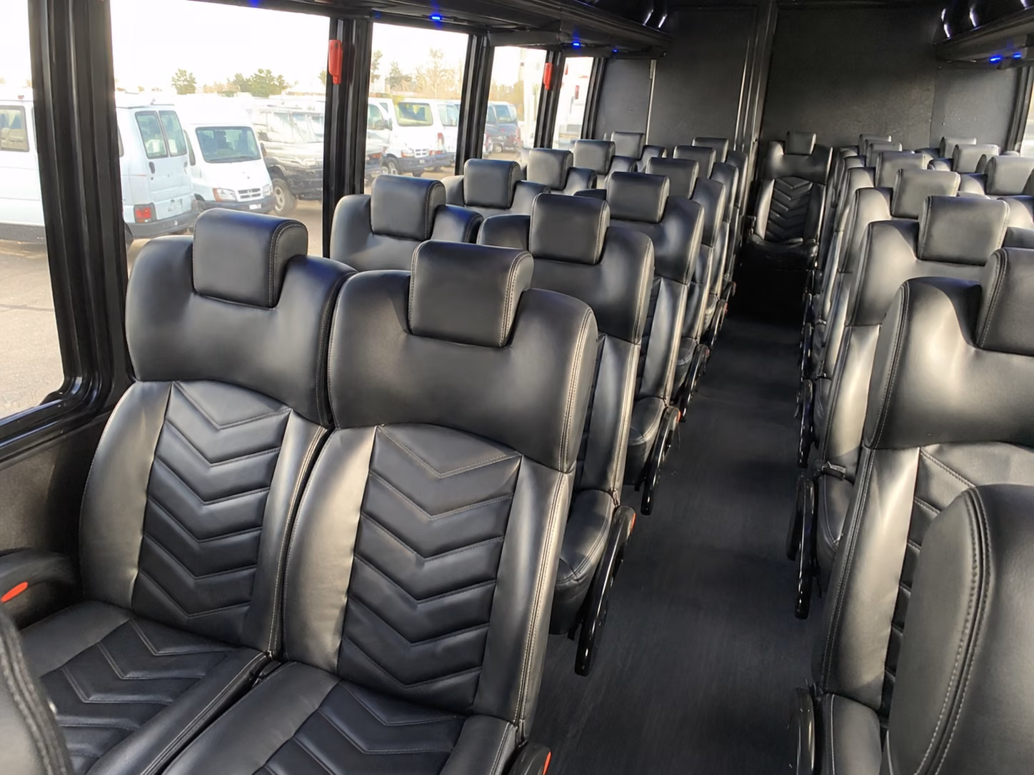 columbia wedding transportation onboard seating